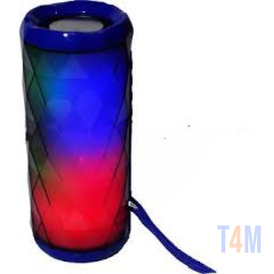 SPEAKER PORTABLE WIRELESS TG-167 AUX/USB/MEMORY CARD BLUE